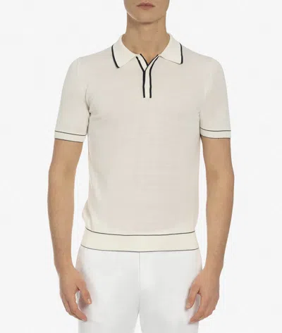 Larusmiani Ischia Polo Jumper In Ivory