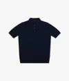 Larusmiani Ischia Polo Sweater In Navy