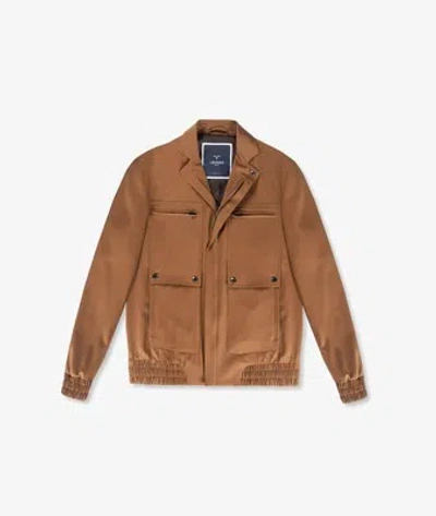 Pre-owned Larusmiani Jacket Croker Coat In Brown