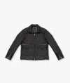 Larusmiani Leather Jacket Racer Leather Jacket In Black