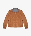 Larusmiani Reversible Wool Jacket Jacket In Brown