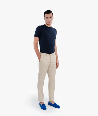 Larusmiani Trousers Portofino Pants In Beige