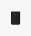 Larusmiani Magnetic Credit Card Holder For Iphone Accessory In Black