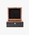 Larusmiani Montecarlo Carbon Fiber Watch Holder Watch In Black