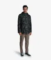 Larusmiani Padded Parka Jacket In Olive