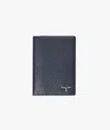 Larusmiani Vertical Card Holder St.moritz Wallet In Navy