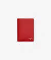 Larusmiani Passport Cover Fiumicino Accessory In Red
