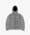 Larusmiani Quilted Down Jacket Ande Fleece In Grey