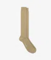 Larusmiani Ribbed Socks Socks In Beige