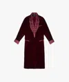 Larusmiani Robe Clark Gable Robe In Darkred