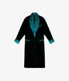 Larusmiani Robe William Robe In Teal