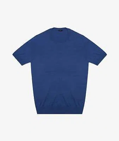 Pre-owned Larusmiani "roquebrune" Crewneck Sweater In Blue