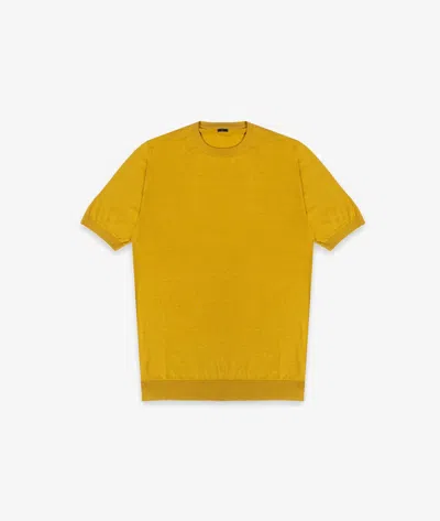Larusmiani Roquebrune Crewneck Sweater In Yellow