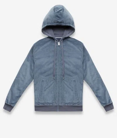 Larusmiani Sea Island Tracksuit Hoodie Babe Fleece In Lightblue