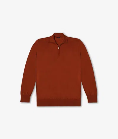 Larusmiani Sheffield Sweater Sweater In Firebrick