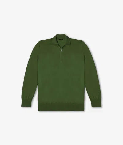 Larusmiani Sheffield Sweater Sweater In Olive