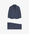 Larusmiani Single-breasted Wool Suit Seul Suit In Blue