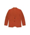 Larusmiani Sporty Blazer Journey Jacket In Firebrick