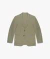 Larusmiani Sporty Blazer Journey Jacket In Olive