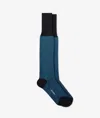 Larusmiani Striped Socks Socks In Lightblue