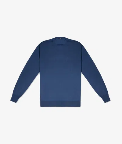 Larusmiani Sweater Pullman Sweater In Blue