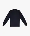 Larusmiani Long-sleeved T-shirt Roquebrune Sweater In Navy