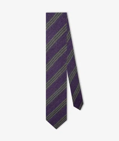 Larusmiani Tie Porta Nuova Tie In Purple