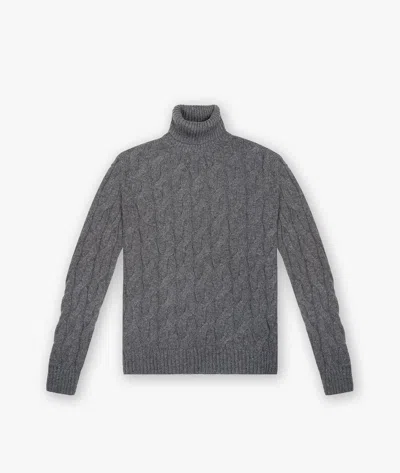 Larusmiani Turtleneck Sweater Col Du Pillon Sweater In Dimgray