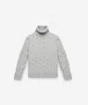 Larusmiani Turtleneck Sweater Col Du Pillon Sweater In Lightgray