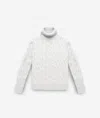 Larusmiani Turtleneck Sweater Col Du Pillon Sweater In White