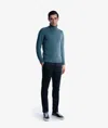 Larusmiani Turtleneck Sweater Diablerets Sweater In Teal