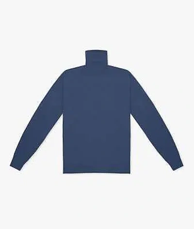 Pre-owned Larusmiani Turtleneck Sweater 'pullman' Sweater In Blue