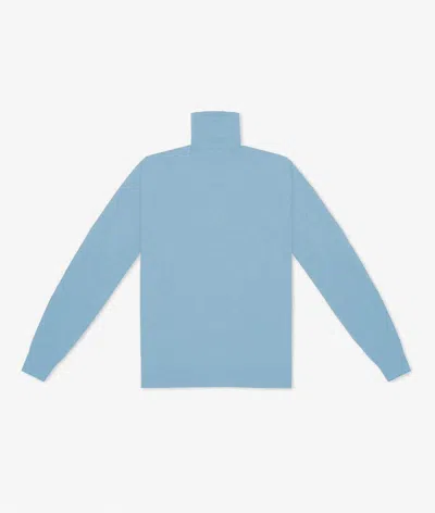 Larusmiani Turtleneck Sweater Pullman Sweater In Lightblue
