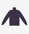 Larusmiani Turtleneck Sweater Pullman Sweater In Purple