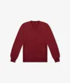 Larusmiani V-neck Sweater Bachelor Sweater In Dark Red