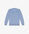 Larusmiani V-neck Sweater Pullman Sweater In Blue