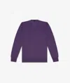 Larusmiani V-neck Sweater Pullman Sweater In Purple