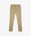 Larusmiani Velvet Trousers Howard Pants In Beige