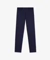Larusmiani Velvet Trousers Howard Pants In Blue
