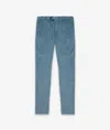 Larusmiani Velvet Trousers Howard Pants In Blue