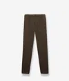 Larusmiani Velvet Trousers Howard Pants In Chocolate