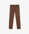 Larusmiani Velvet Trousers Howard Pants In Firebrick