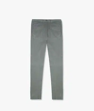 Pre-owned Larusmiani Velvet Trousers Howard Pants In Green
