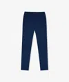 Larusmiani Velvet Trousers Howard Pants In Navy