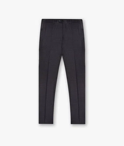 Larusmiani Velvet Trousers Howard Pants In Navy