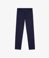 Larusmiani Velvet Trousers Howard Pants In Navy