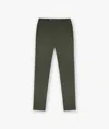 Larusmiani Velvet Trousers Howard Pants In Olive