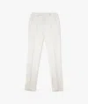 Larusmiani Velvet Trousers Howard Pants In White