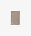 Larusmiani Vertical Card Holder St.moritz Wallet In Brown