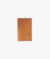 Larusmiani Vertical Card Holder St.moritz Wallet In Sienna